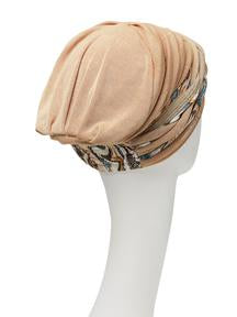 Parukapood-peakatted-turban-muts-Scarlett-caramel mix