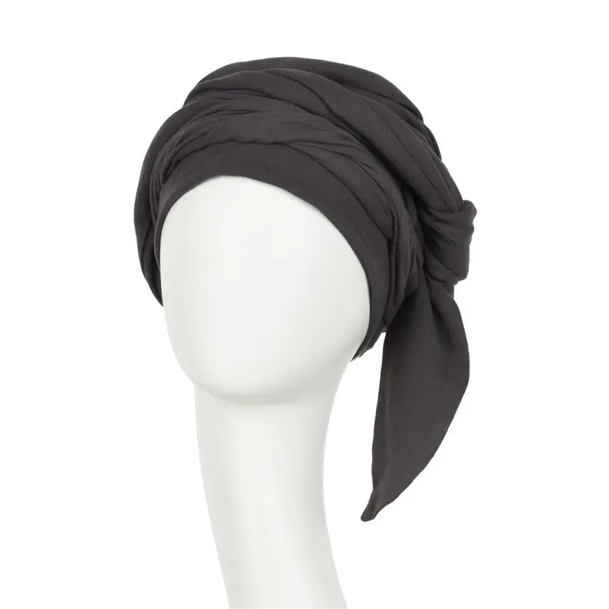 Parukapood-HocSapphire Turban-Stone Grey1