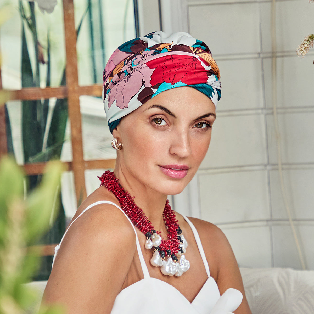 Parukapood-lilleline-turban-alopeetsia-müts-peakate-hoc-sapphire
