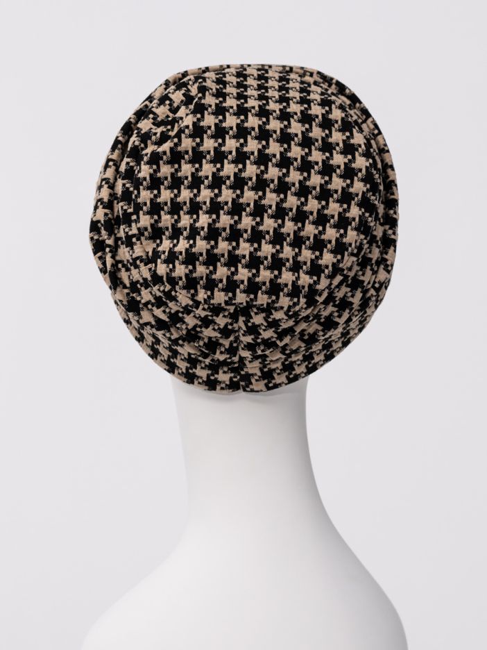 HocLea V Turban Black Beige